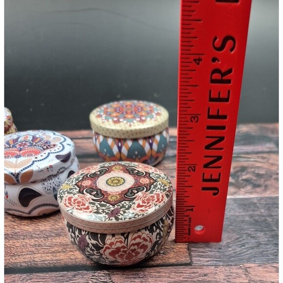 Set of 5 Earthy Scented Votive Candles Boho Aromatherapy Yoga Gift Self Care Lot - Picture 7 of 9